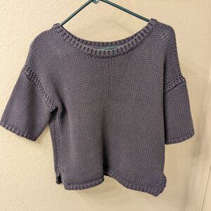 Poetry Cotton Tape Short Sleeve Sweater- rare color no longer sold